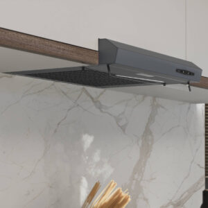 Black Visor Hood with LED Lamps